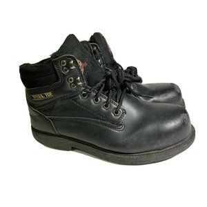 Brahma 10.5W Steel Toe High Top Work Black Boot